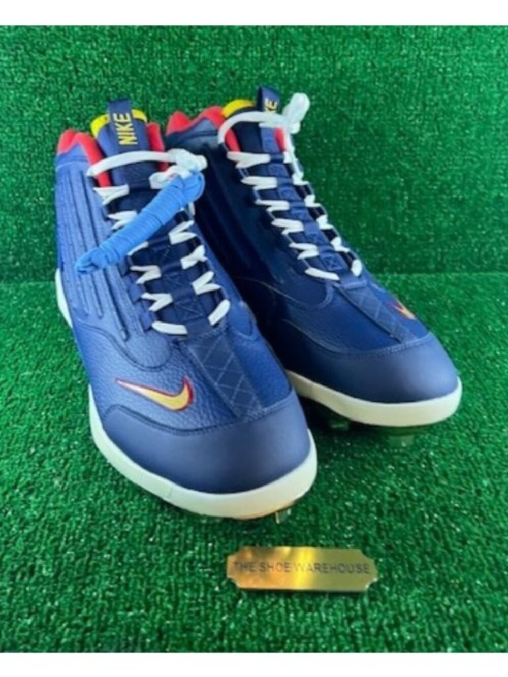 Men Nike Air Griffey 2 Hank Aaron PE Unreleased Baseball Cleats IB5332-400 Sz 14